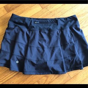 Lululemon pace rival skirt, black, 10 regular